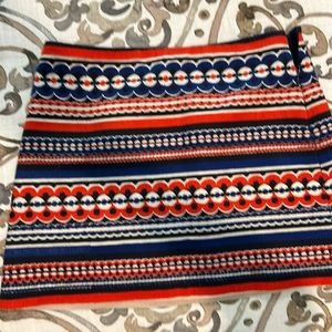 Milly of New York mini embroidered skirt